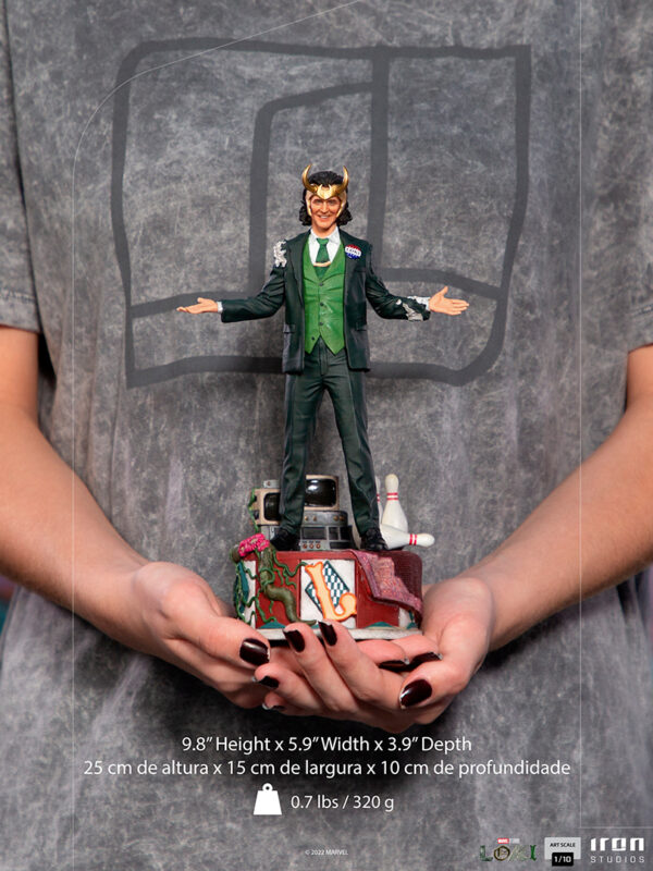 STL248260_5 MARVEL LOKI PRESIDENT VARIANT LOKI ART SCALE 1/10 STATUE