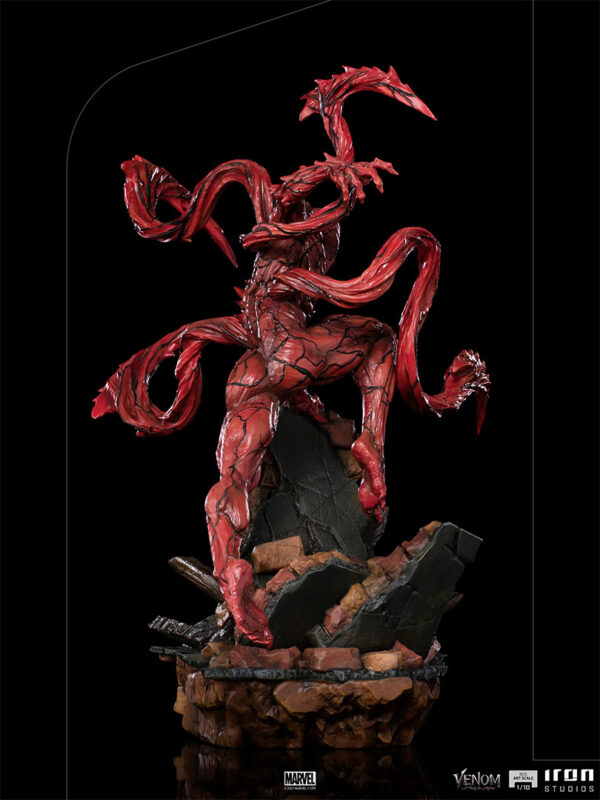 STL248267_3 MARVEL VENOM 2 CARNAGE BDS ART SCALE 1/10 STATUE