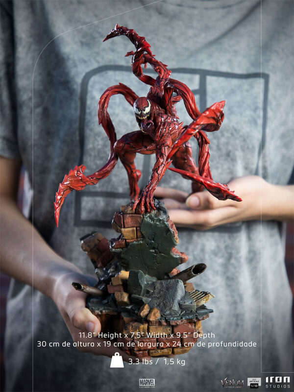 STL248267_7 MARVEL VENOM 2 CARNAGE BDS ART SCALE 1/10 STATUE