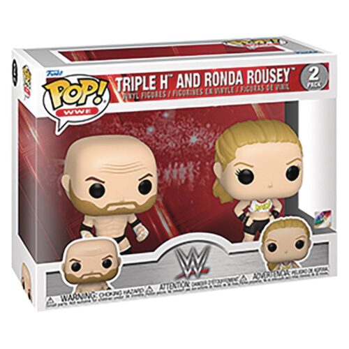 POP WWE ROUSEY TRIPLE H 2PK VIN FIG