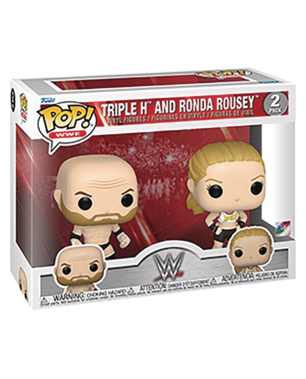 POP WWE ROUSEY TRIPLE H 2PK VIN FIG