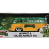 STL259661 HWR 1962 VW BUS W/TMNT LEONARDO FIG 1/24 DIE-CAST VEH