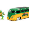 STL259661_2-scaled HWR 1962 VW BUS W/TMNT LEONARDO FIG 1/24 DIE-CAST VEH