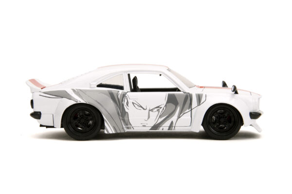HWR ONE PUNCH MAN 74 MAZDA RX3 W/SAITAMA 1/24 DIE-CAST VEH