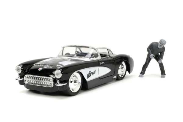 HWR 1957 CHEVY CORVETTE W/WOLFMAN 1/24 DIE-CAST VEH