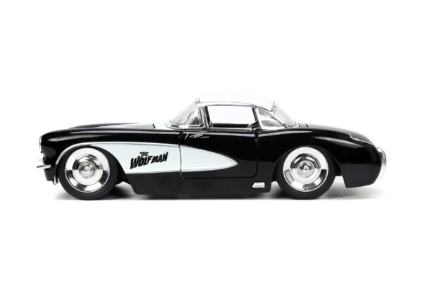 HWR 1957 CHEVY CORVETTE W/WOLFMAN 1/24 DIE-CAST VEH