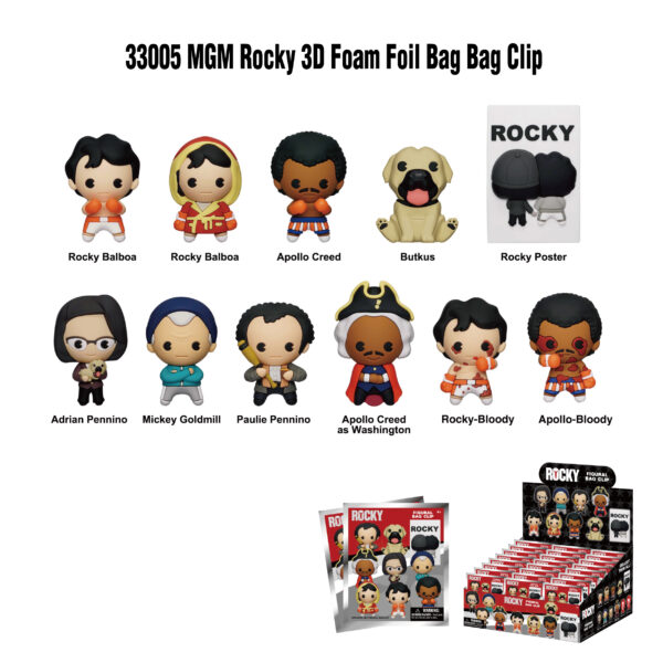 ROCKY 3D FOAM BAG CLIP