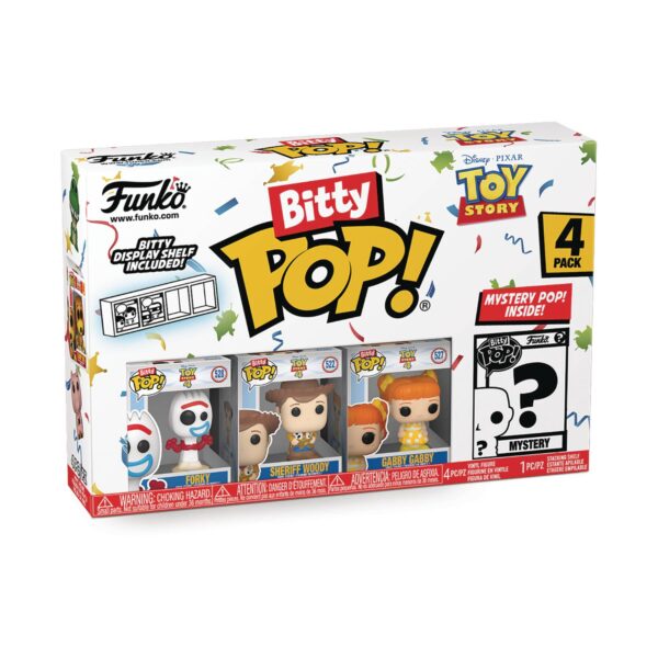 BITTY POP TOY STORY FORKY 4PK FIG
