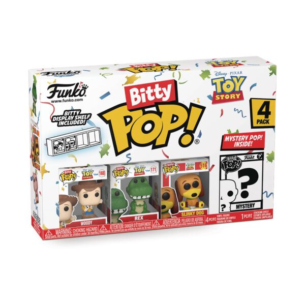 STL265685 BITTY POP TOY STORY WOODY 4PK FIG