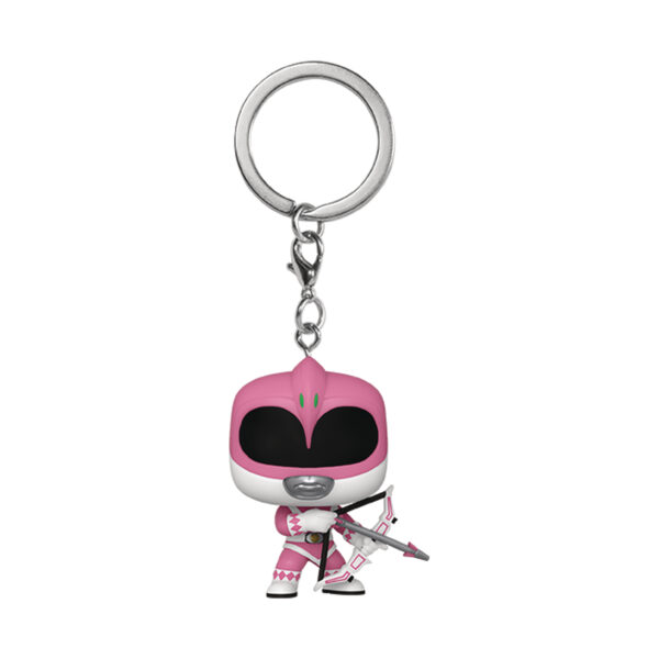 POCKET POP MMPR 30TH PINK RANGER KEYCHAIN