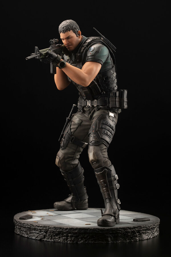 STL269659_1 RESIDENT EVIL VENDETTA CHRIS REDFIELD ARTFX STATUE RENEW PKG