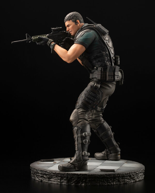 STL269659_2 RESIDENT EVIL VENDETTA CHRIS REDFIELD ARTFX STATUE RENEW PKG