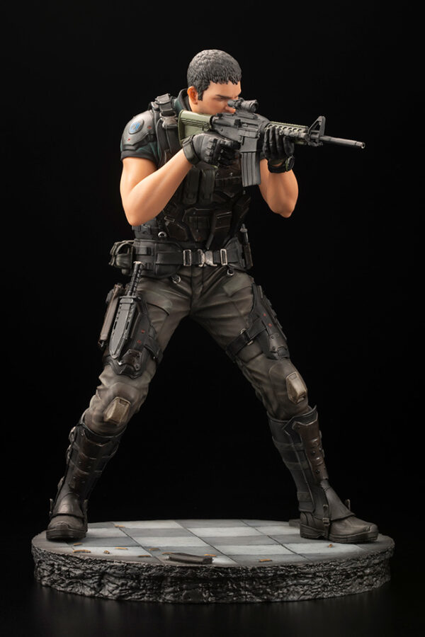 STL269659_4 RESIDENT EVIL VENDETTA CHRIS REDFIELD ARTFX STATUE RENEW PKG
