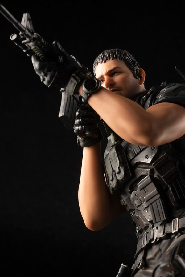 STL269659_7 RESIDENT EVIL VENDETTA CHRIS REDFIELD ARTFX STATUE RENEW PKG