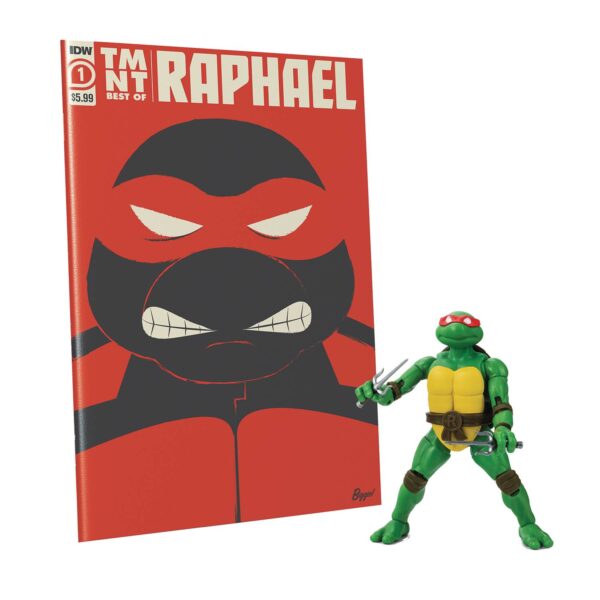 STL270201 TMNT BEST OF RAPHAEL IDW COMIC BOOK & BST AXN 5IN AF