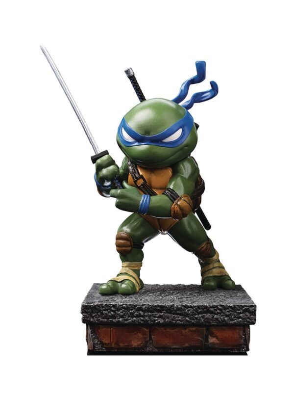 STL271307 SDCC 2023 MINICO TMNT LEONARDO V2 PX PVC FIG