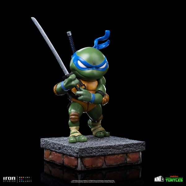 STL271307_1 SDCC 2023 MINICO TMNT LEONARDO V2 PX PVC FIG