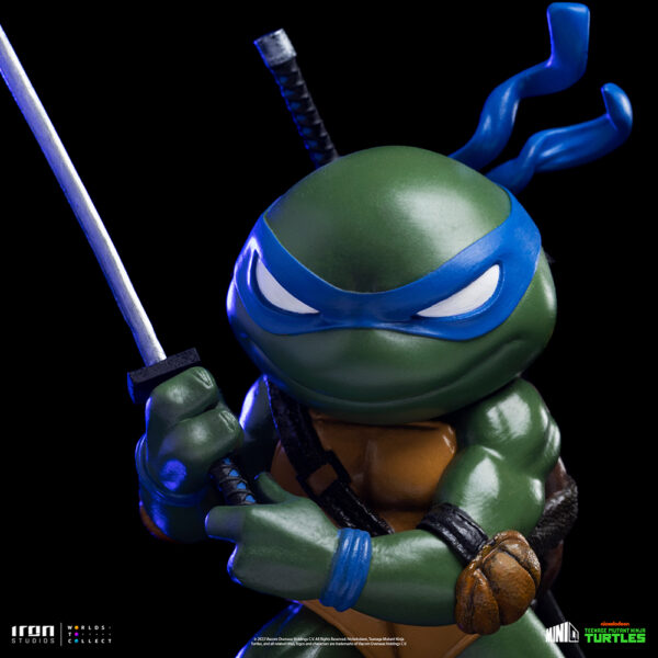 STL271307_4 SDCC 2023 MINICO TMNT LEONARDO V2 PX PVC FIG