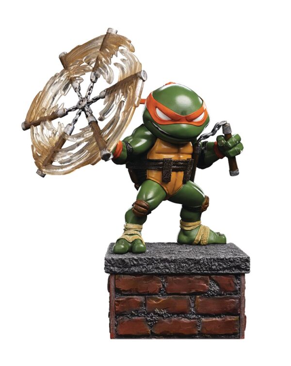 STL271308 SDCC 2023 MINICO TMNT MICHAELANGELO V2 PX PVC FIG