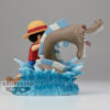 STL276700_1 ONE PIECE LOG STORIES MONKEY D LUFFY VS SEA MONSTER FIG