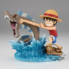 STL276700_3 ONE PIECE LOG STORIES MONKEY D LUFFY VS SEA MONSTER FIG