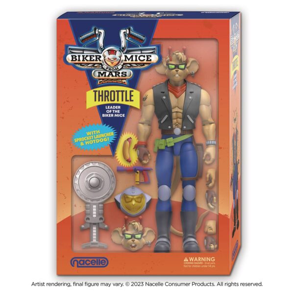 STL276966 BIKER MICE FROM MARS THROTTLE AF