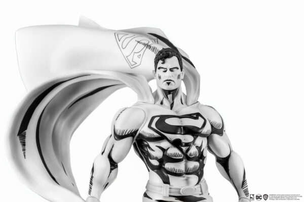 STL277967_5 SDCC 2024 DC HEROES SUPERMAN B&W PX PVC 1/8 STATUE