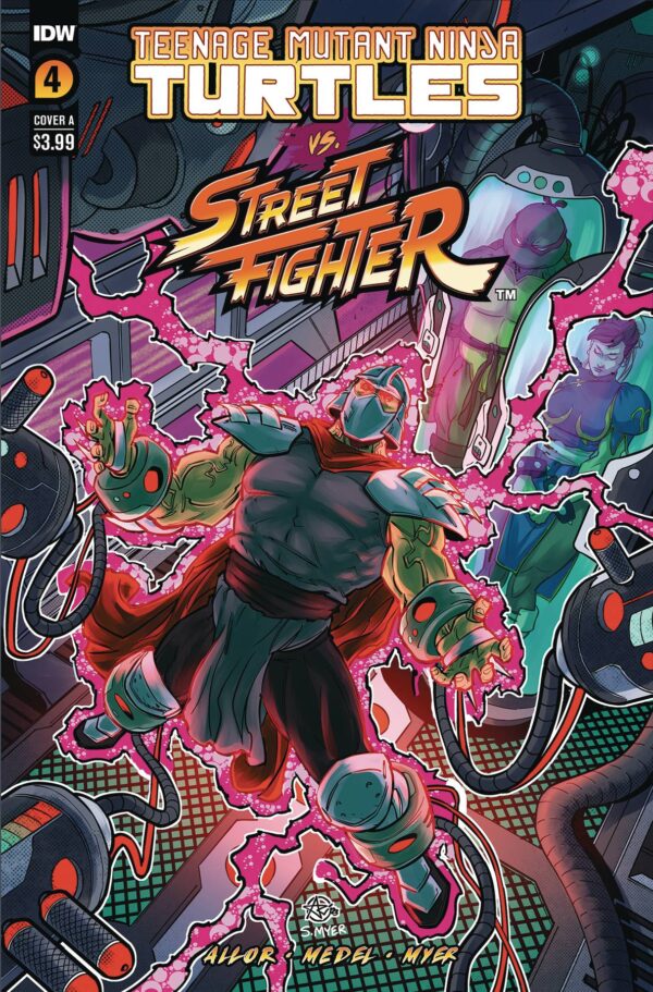 STL278092 TMNT VS. STREET FIGHTER #4 (OF 5) CVR A MEDEL