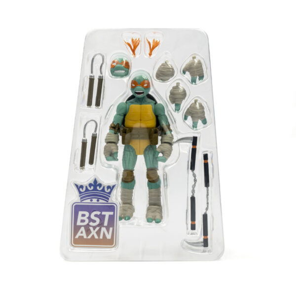 TMNT BST AXN COMIC WAVE 1 MICHAELANGELO COMIC HEROES 5IN FIG