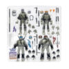 TMNT BST AXN 4PK SDCC 2023 TURTLES COMIC B&W 4PK 5IN FIG