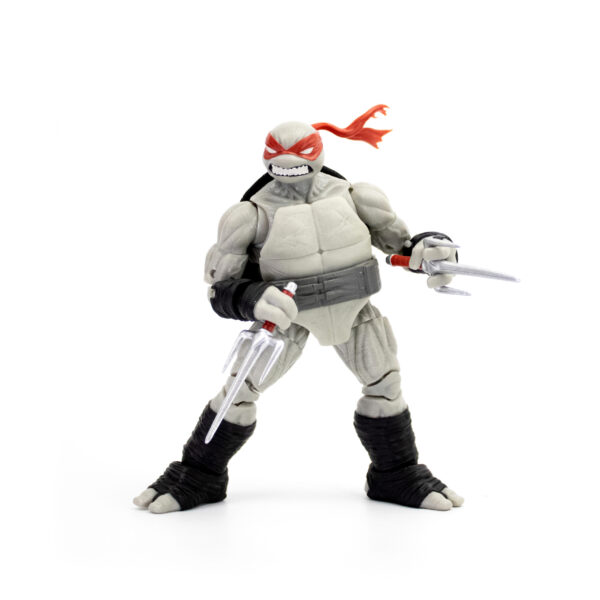 TMNT BST AXN 4PK SDCC 2023 TURTLES COMIC B&W 4PK 5IN FIG