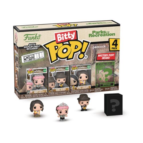 STL279113 BITTY POP PARKS & REC ANDY 4PK VIN FIG