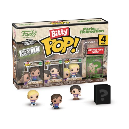 STL279114 BITTY POP PARKS & REC GODDESS 4PK VIN FIG