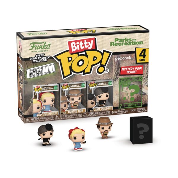 BITTY POP PARKS & REC LESLIE 4PK VIN FIG