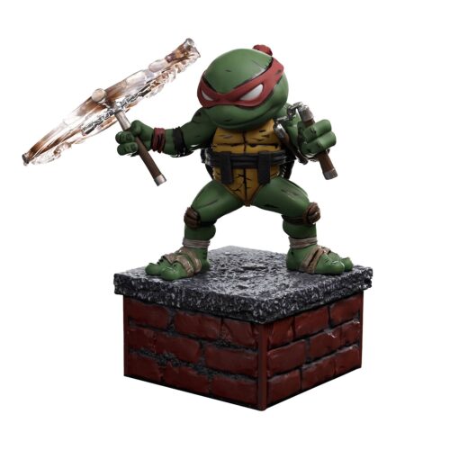 STL281940 MINICO TMNT MICHAELANGELO V.2 RED MASKS VER PX PVC FIG