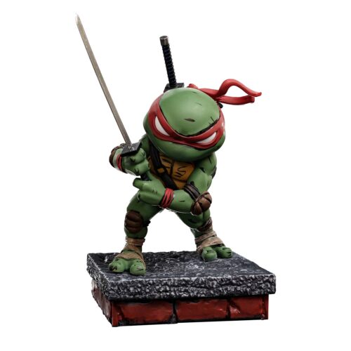 STL281941 MINICO TMNT LEONARDO V.2 RED MASKS VER PX PVC FIG