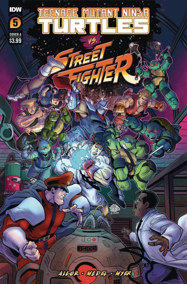 STL286908 TMNT VS. STREET FIGHTER #5 (OF 5) CVR A MEDEL