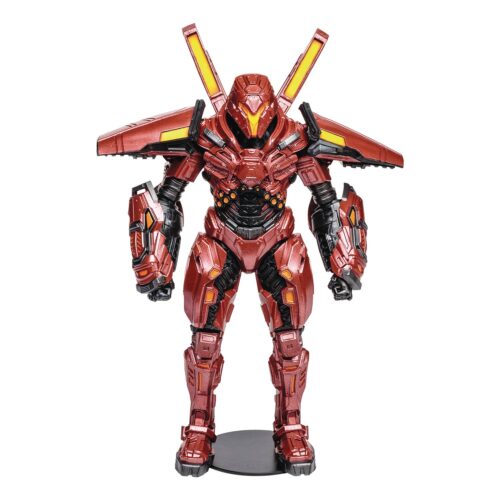 STL286929 DC BLUE BEETLE MOVIE CARAPAX 7IN SCALE MEGA AF