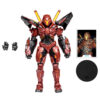 STL286929_4 DC BLUE BEETLE MOVIE CARAPAX 7IN SCALE MEGA AF