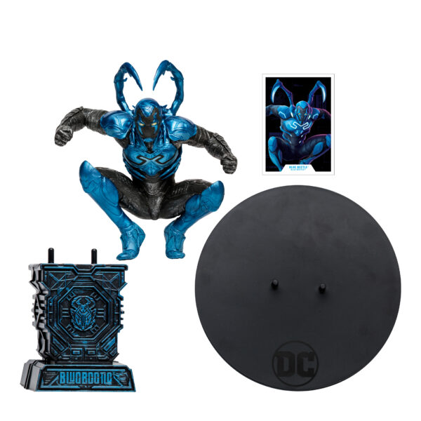 STL286934_1 DC BLUE BEETLE MOVIE 12IN STATUE