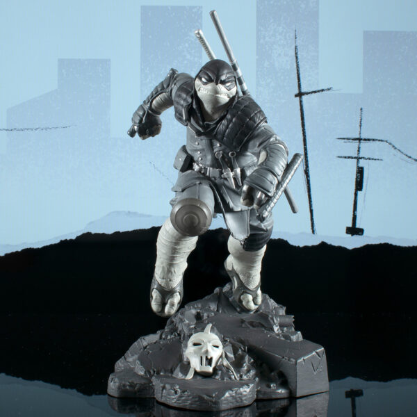 STL287851_4 TMNT GALLERY LAST RONIN B&W VARIANT PVC STATUE