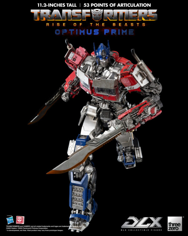 TRANSFORMERS RISE OF THE BEASTS DLX OPTIMUS PRIME 11.2IN FIG