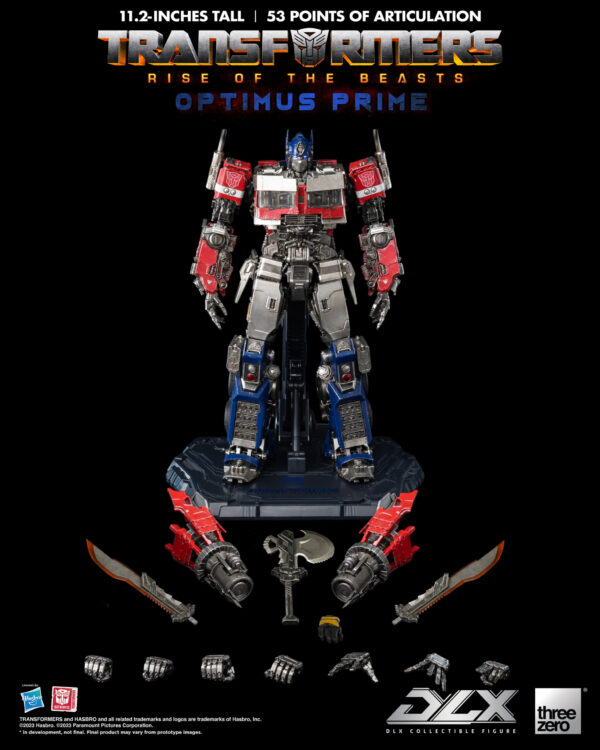 TRANSFORMERS RISE OF THE BEASTS DLX OPTIMUS PRIME 11.2IN FIG