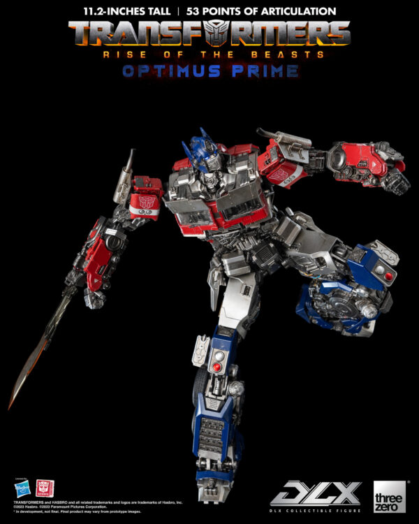 TRANSFORMERS RISE OF THE BEASTS DLX OPTIMUS PRIME 11.2IN FIG