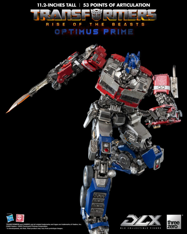 TRANSFORMERS RISE OF THE BEASTS DLX OPTIMUS PRIME 11.2IN FIG
