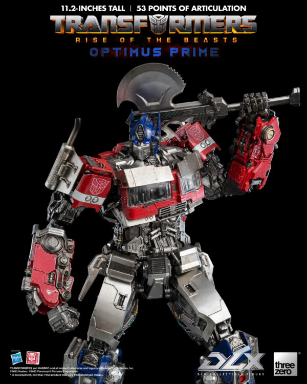TRANSFORMERS RISE OF THE BEASTS DLX OPTIMUS PRIME 11.2IN FIG