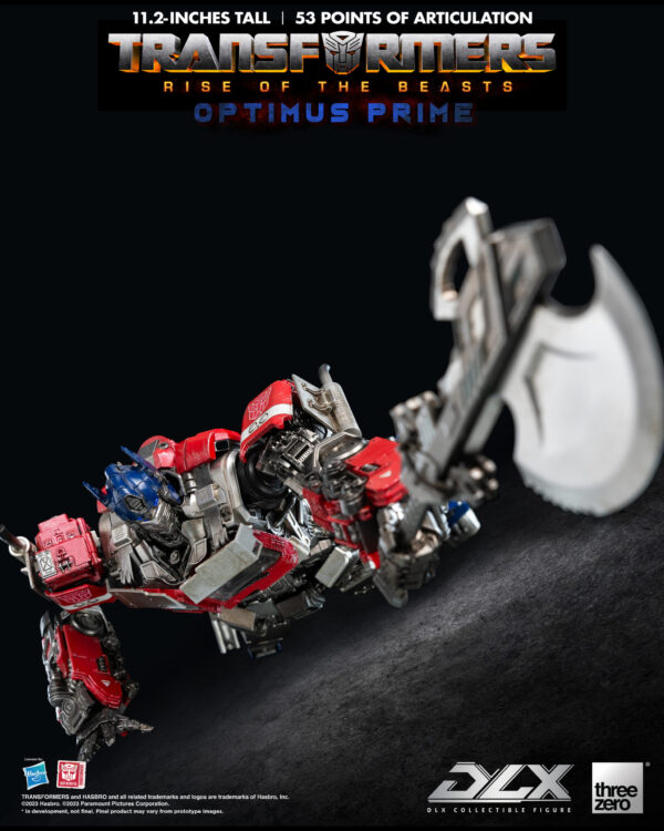 TRANSFORMERS RISE OF THE BEASTS DLX OPTIMUS PRIME 11.2IN FIG