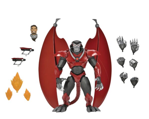 STL290687 GARGOYLES ULT ARMORED DAVID XANATOS 7IN AF