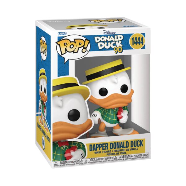 STL292110 POP DISNEY DONALD DUCK 90TH DONALD DUCK DAPPER VIN FIG