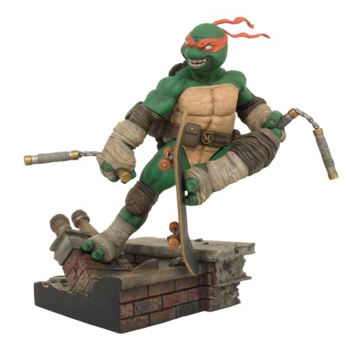 STL292520 TMNT GALLERY DLX MICHELANGELO PVC STATUE